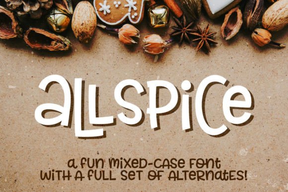 Allspice Font: A Stylish Display Font for Creative Projects