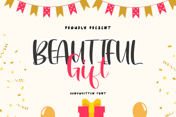 Beautiful Gift Font for Branding and Design