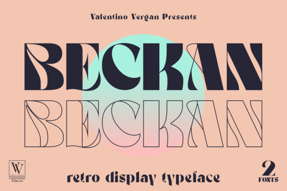 Beckan: A Retro-Inspired Display Typeface for Modern Editorial Design