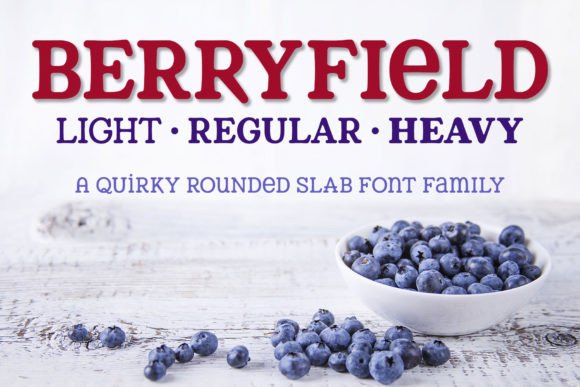 Berryfield Display Font for Creative Makers