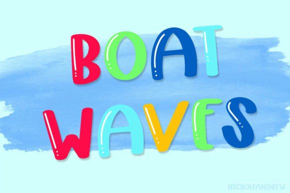 Boat Waves Font for Eye-Catching Editorial Designs