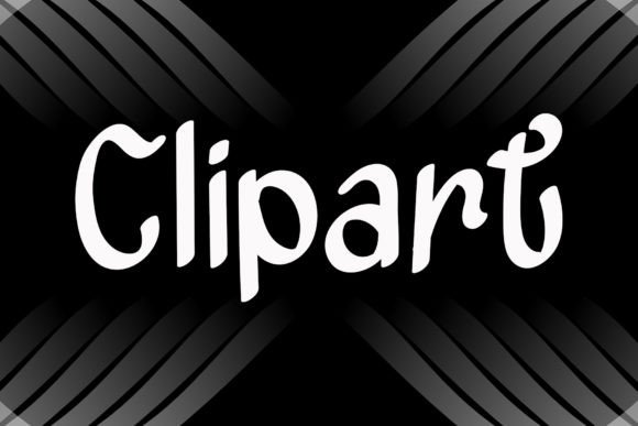 Clipart Font: Elegant Display Typography for Creative Projects