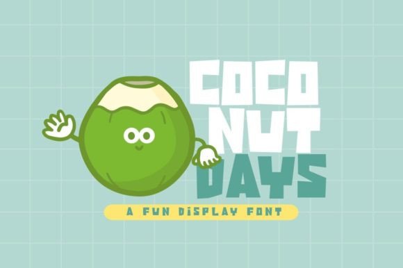 Coconut Days: The Ultimate Display Font for Playful Web Design