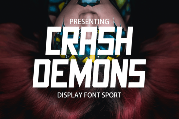 Crash Demons: A Modern Display Font for Professional Branding