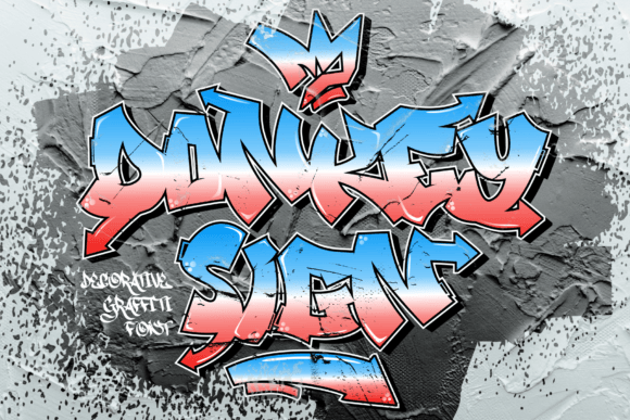 Donkey Sign: A Spectacular Graffiti Display Font for Bold Branding