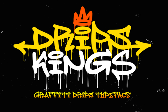 Drips Kings Font for Bold Branding and Eye-Catching Design