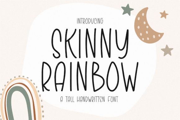 Enhance Your Editorial Design with the Skinny Rainbow Font