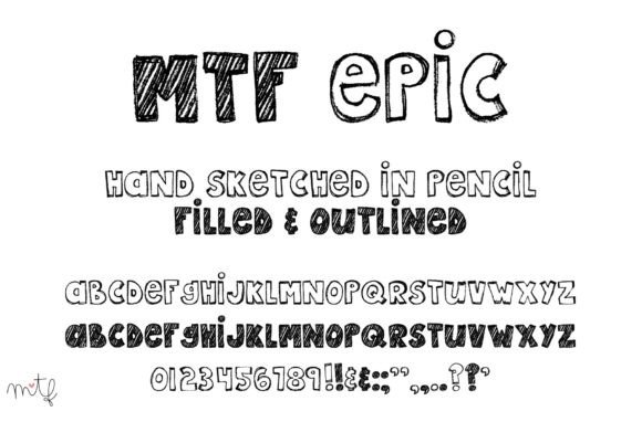 Epic Display Font for Bold Web Design
