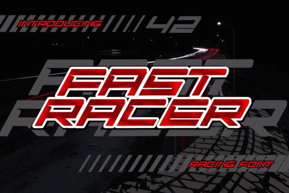 Fast Racer: The Futuristic Bold Display Font for High-Impact Web Design
