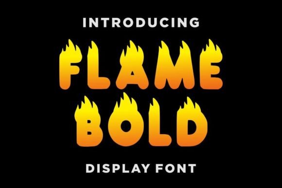 Flame Bold: The Creative Display Typeface for High-Impact Campaigns
