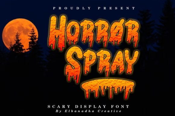 Horror Spray: The Scary Display Font for Scroll-Stopping Campaigns