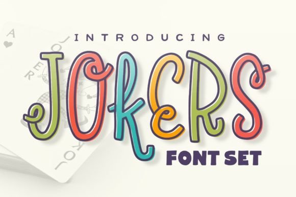 Jokers: A Playful Display Typeface for Creative Makers