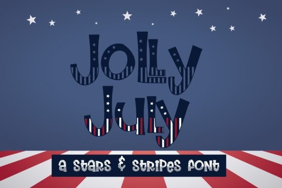 Jolly July: A Festive Display Font for Your Next Creative Project