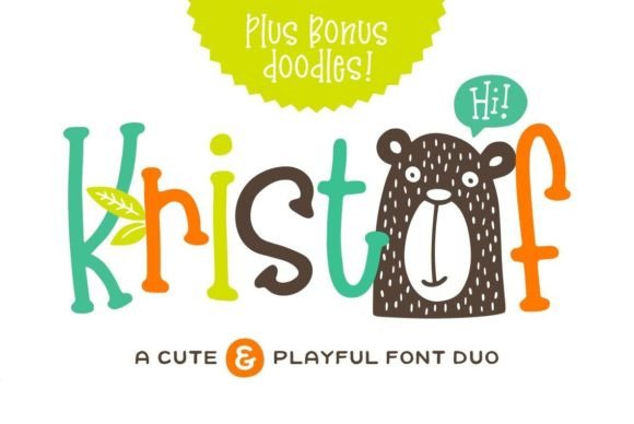 Kristof: A Display Font for Editorial Design and Brand Identity
