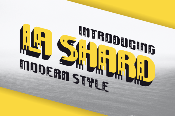 La Shard: A Whimsical Display Font for Bold Branding