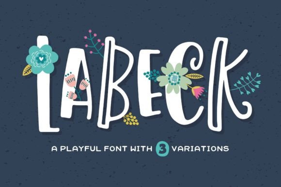 Labeck: The Playful Display Font for Handmade Brands