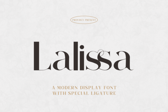 Lalissa: A Unique Sans Serif Display Font for Editorial Design