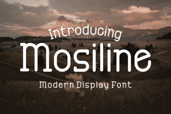 Mosiline Font for Polished Branding and Creative Projects