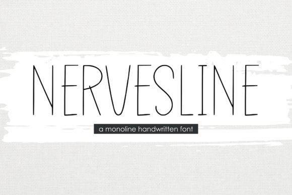 Nervesline: A Handwritten Font for Modern Web Design