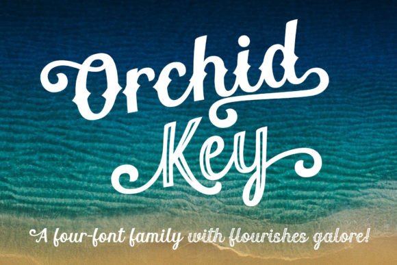 Orchid Key: A Display Font for Bold Visual Impact