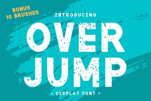 Over Jump: A Playful Font for Handmade Creations