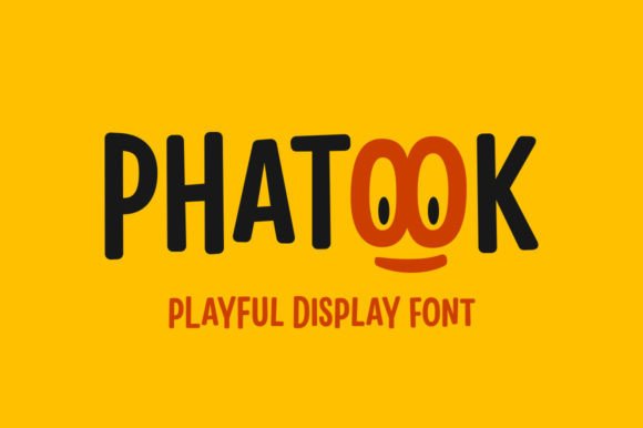 Phatook: A Playful Display Font for Bold Visuals