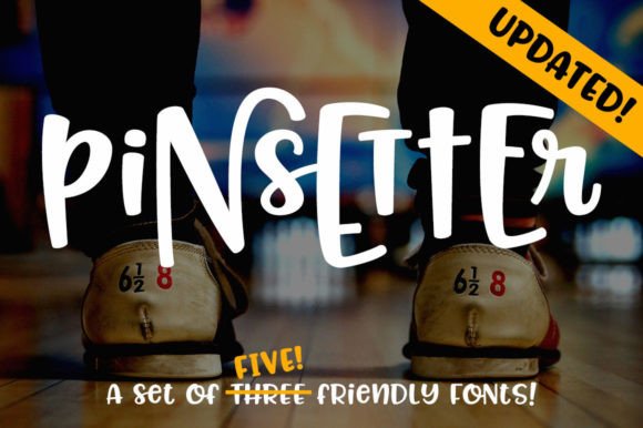 Pinsetter: A Charming Display Font for Creative Projects