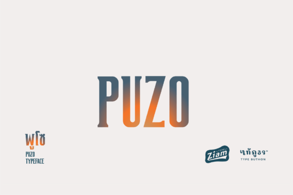 Puzo Display Font for Professional Branding