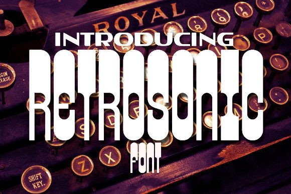 Retrosonic: A Playful Display Font for Creative Branding