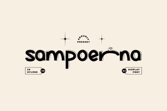 Sampoerna Font for Creative Display Needs