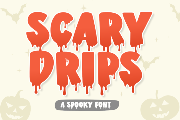 Scary Drips: A Spooky Display Font for Halloween Branding