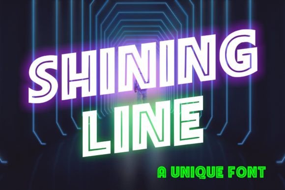 Shining Line: The Bold Display Typeface for Modern Campaigns