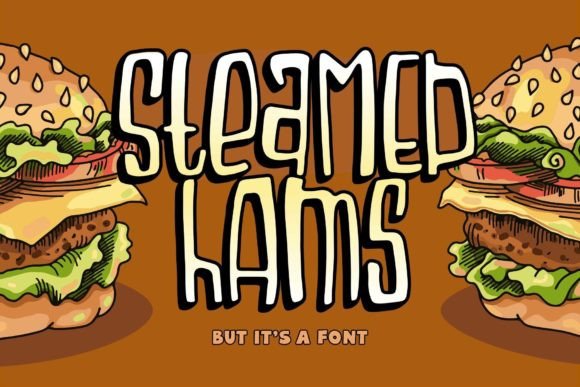 Steamed Hams: A Retro Display Font for Bold Web Design