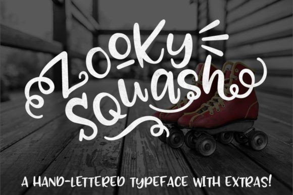 Zooky Squash Font for Handmade Creations and Branding