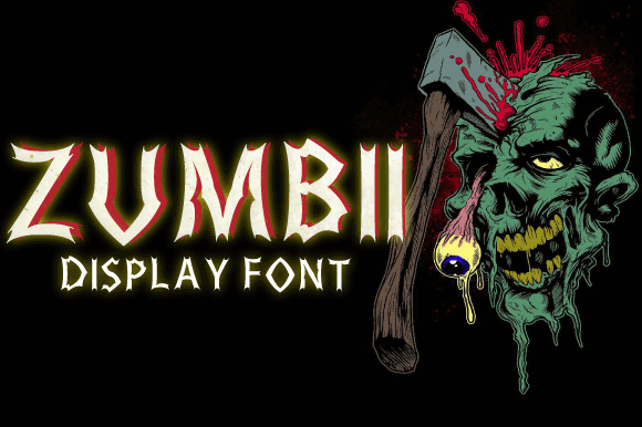Zumbii: The Playful Font for Halloween-Themed Campaigns